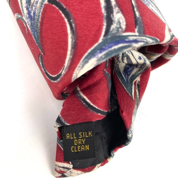 Cambridge Classics Mervyns Mens Silk Necktie Vintage Accessory Office Work - Picture 2 of 6